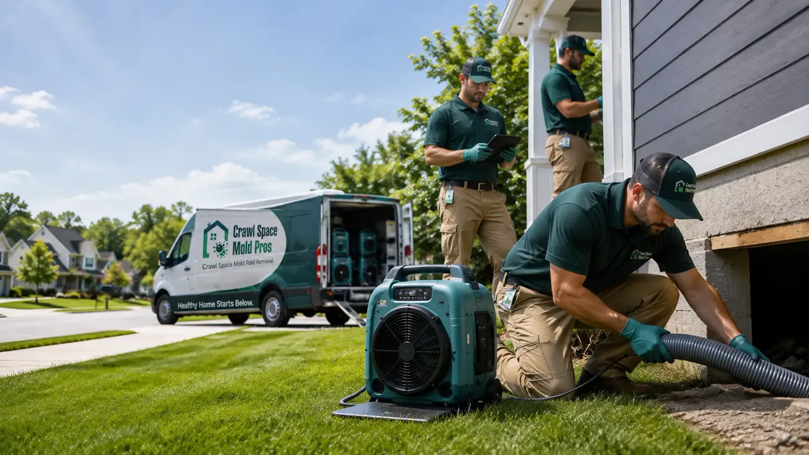 Crawl Space Mold Removal in Carrollton, AL
